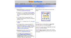 Desktop Screenshot of milletsoftware.com