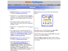 Tablet Screenshot of milletsoftware.com